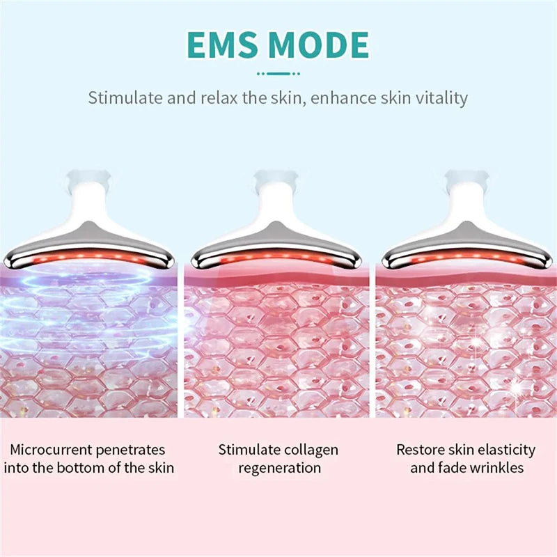 Vexline Pro Facial Sculpting Wand — EMS + LED Skin Tightening Device