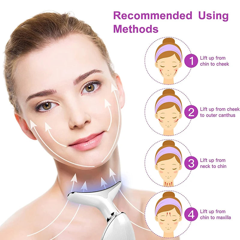 Vexline Pro Facial Sculpting Wand — EMS + LED Skin Tightening Device